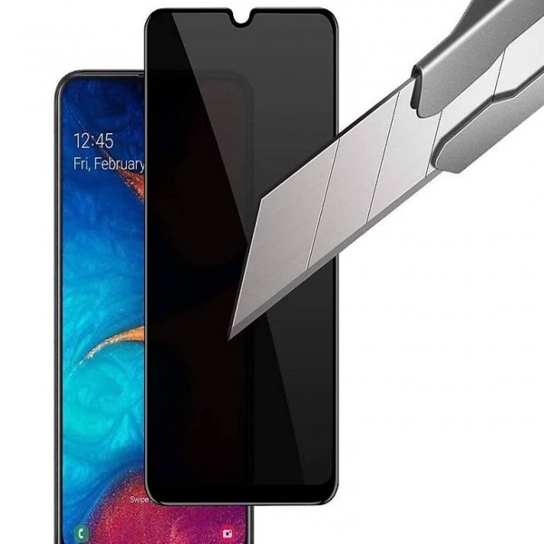  Privacy Blickschutz 9H Panzerglas Tempered Folie A50 A30s