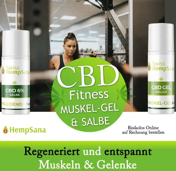 CBD Gel / CBD Salbe für Bodybuilding.