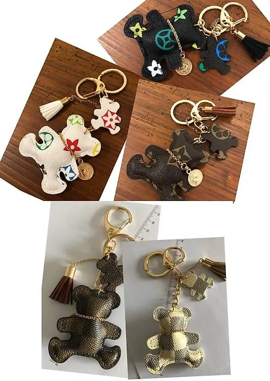 Teddy Bär beige, braun, schwarz - Taschen/Schlüsselanhänger