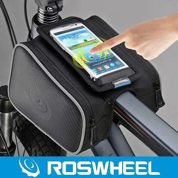 Portofrei Fahrrad Velo Tasche Rahmen Handy Halterung Oberroh