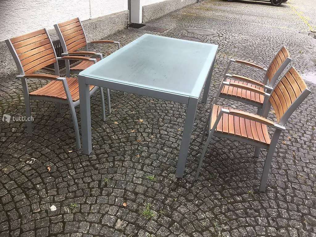 Garten tisch ohne stühle