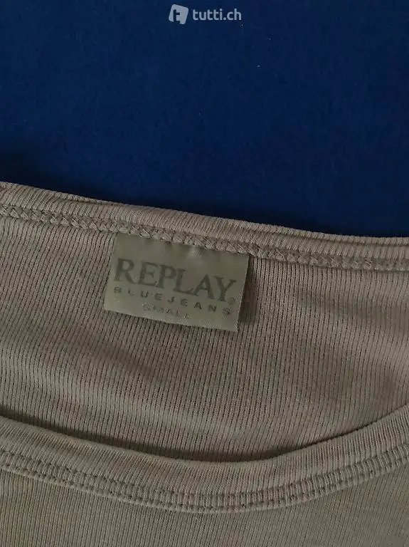 Replay Shirt mit lagen Ärmel