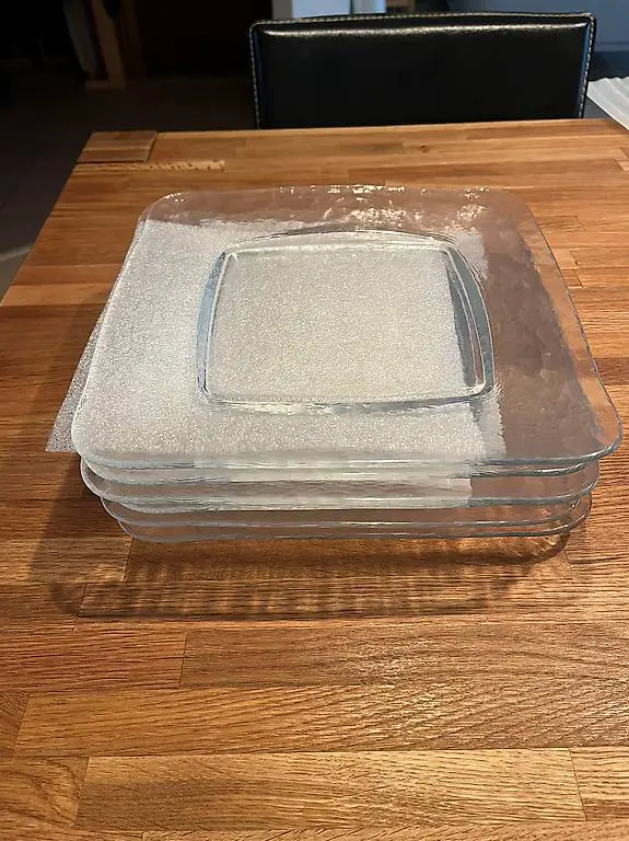 Platz-Glasteller 6 Stk. Gross