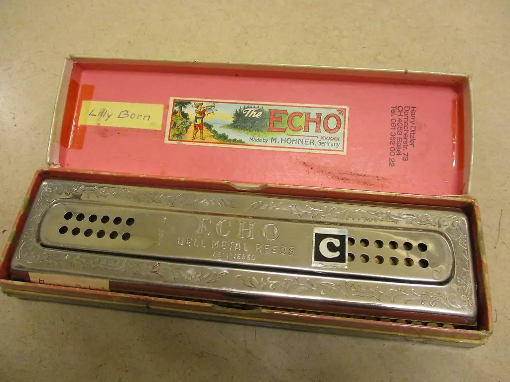 Harmonika HOHNER The Echo Harp C/G defekt (? ) Mundharmonika