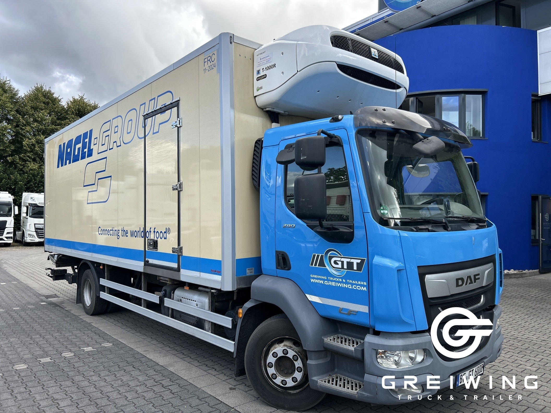 DAF, LF 290 FA 16 to. Multitemp., TK T-1000 R, Kühlfahrzeug