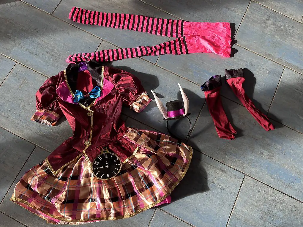 Fasnachtskleid "Miss Hatter" Hutmacherin