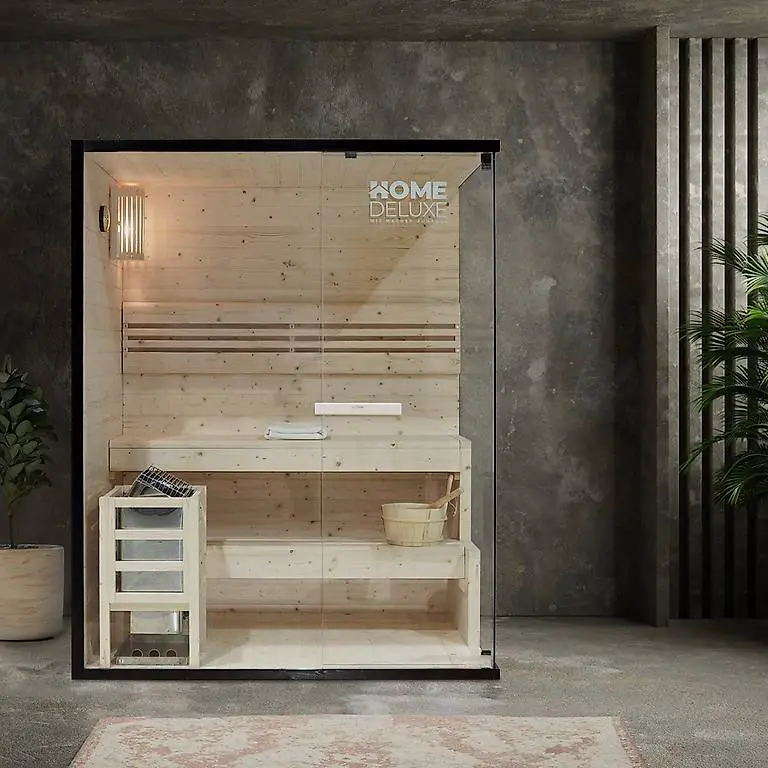 NEU Sauna Saunakabine ZÜRICH - L mit Saunaofen 4,5 kW