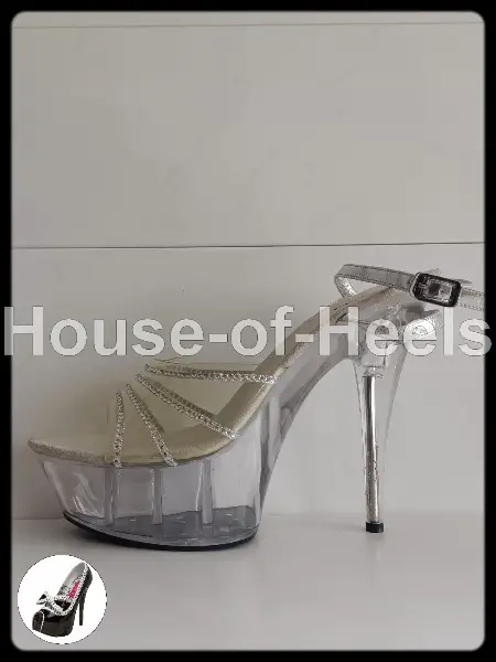 HoH Escarpins Sandales Aneu 42 talon 16cm plateau 5cm