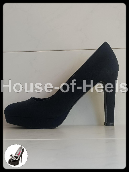 HoH Escarpins Even&Odd 42 talon 12cm plateau 2cm velours
