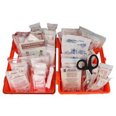  vidaXL FIRST AID ONLY Arbeitsplatz Notfall-Set mit Handgriff DIN 13169