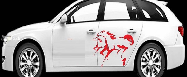  Pferdeaufkleber in verschiedenen Farben und Grössen