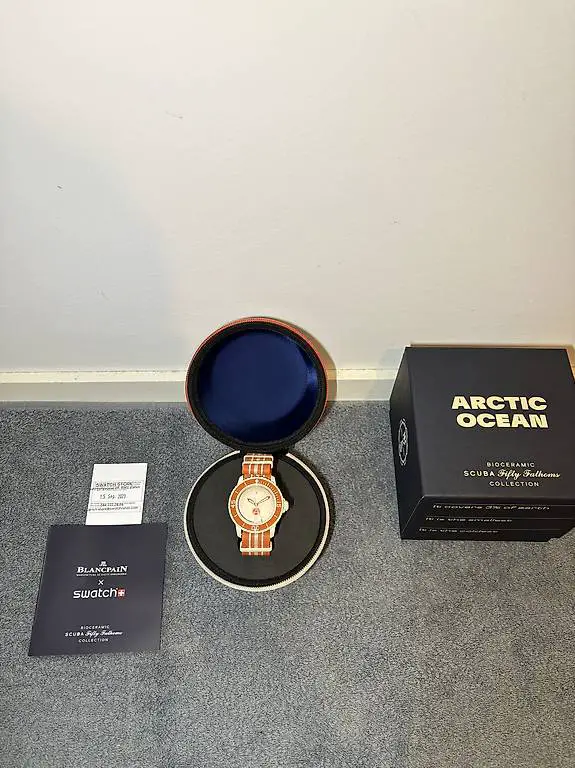 swatch / blancpain arctic ocean