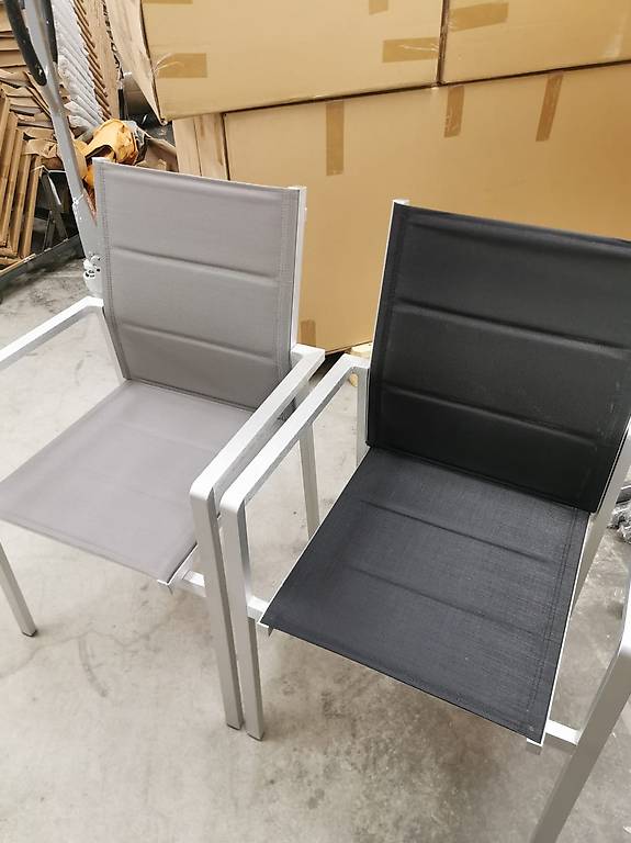 gartenstühle stapelbr aluminium rostfrei/ bistrostuhl usw...