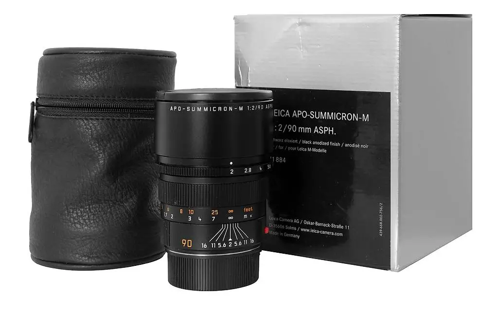 Leica 90mm 1:2 APO Summicron M ASPH Objektiv f2 90 Leica M