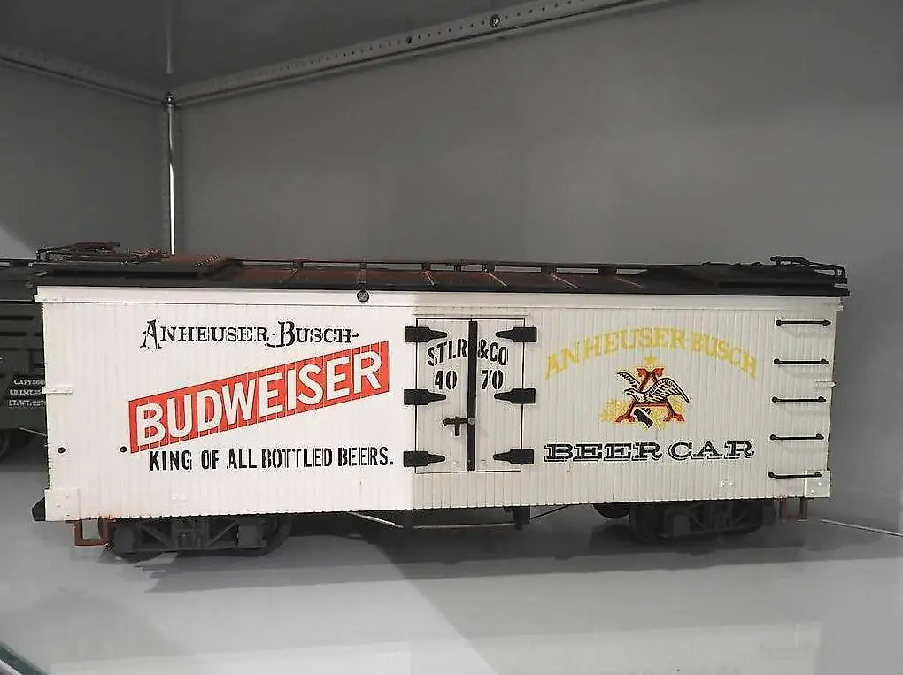 Spur G LGB 4070 Budweiser. Geschlossener Kühlwagen