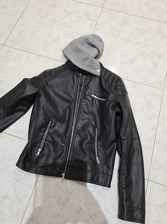 Kunstleder-Jacke, Gr. 152