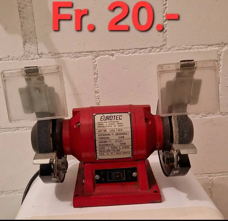 Doppelschleifmaschine