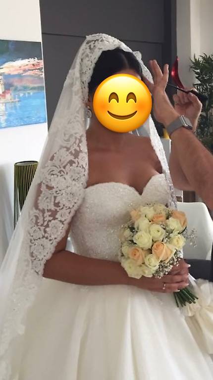 Brautkleid Massgeschneidert Gr 40-42