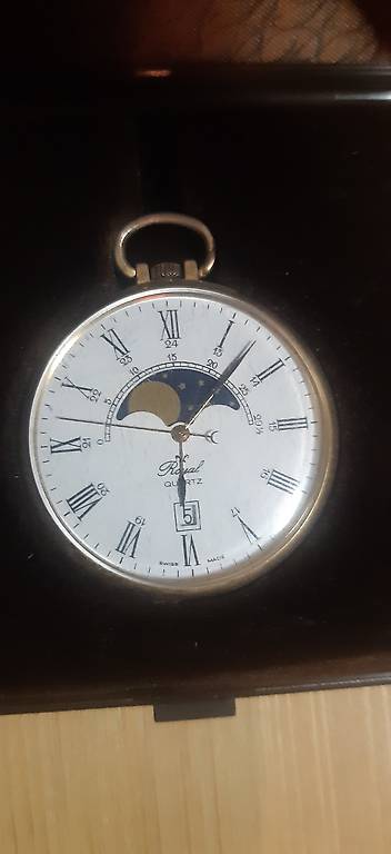 Taschenuhr mit Mondphasen