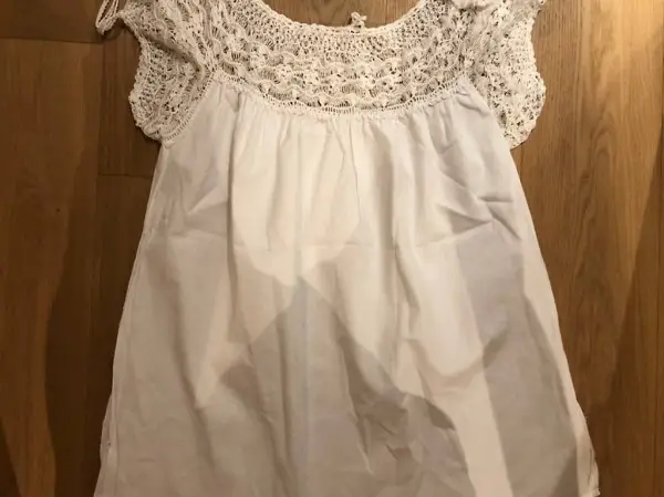 Mexicanische weisse weite Bluse Gr: s- XL