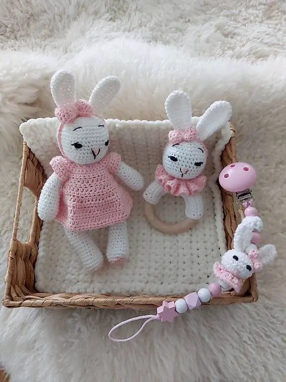Baby Geschenkset Hase