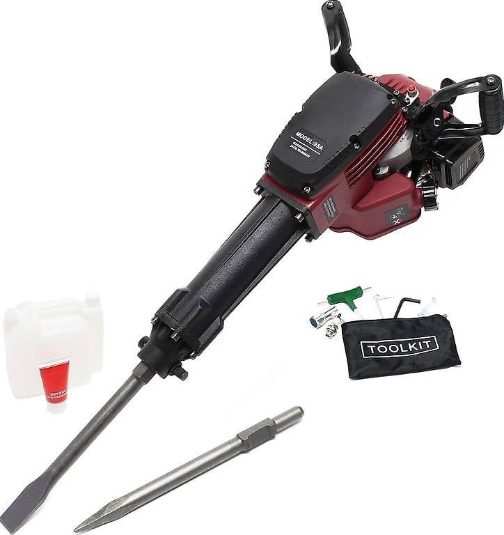 Wiltec Abbruchhammer 2.5PS 55J Schlagstärke 1500 1/min Schla