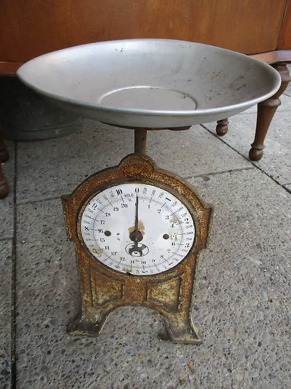 Vintage-Waage um 1880 Original ShabbyFunktioniert