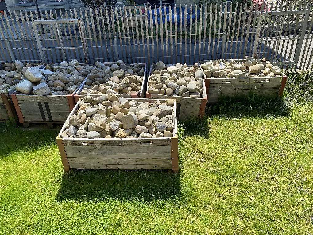 Flusswacken Kopfsteinpflaster