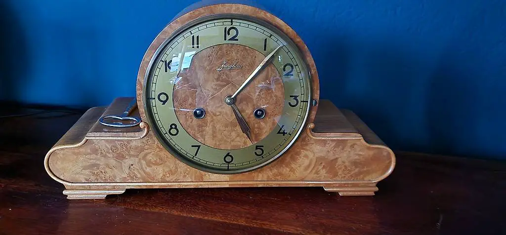 Kaminuhr Junghans 60er 70er Jahre