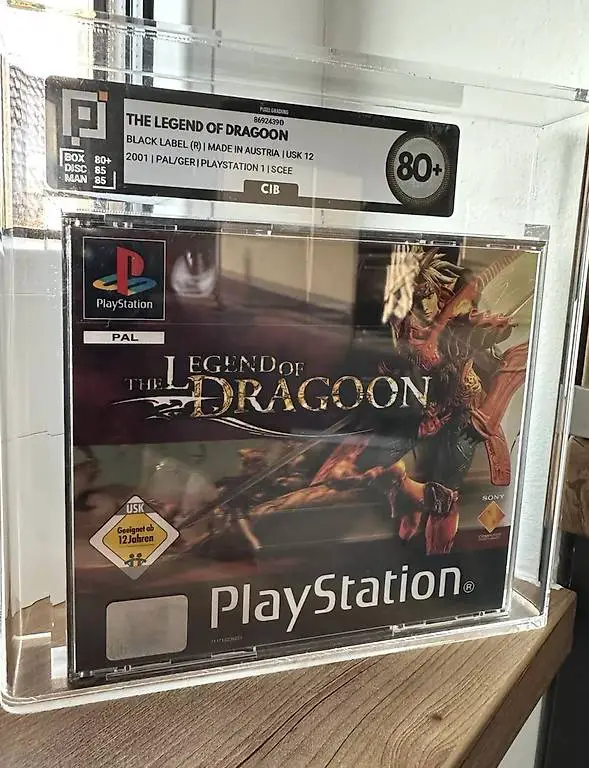 PS1 The Legend of Dragoon CiB 80+ Pixel Grading, no VGA/WATA