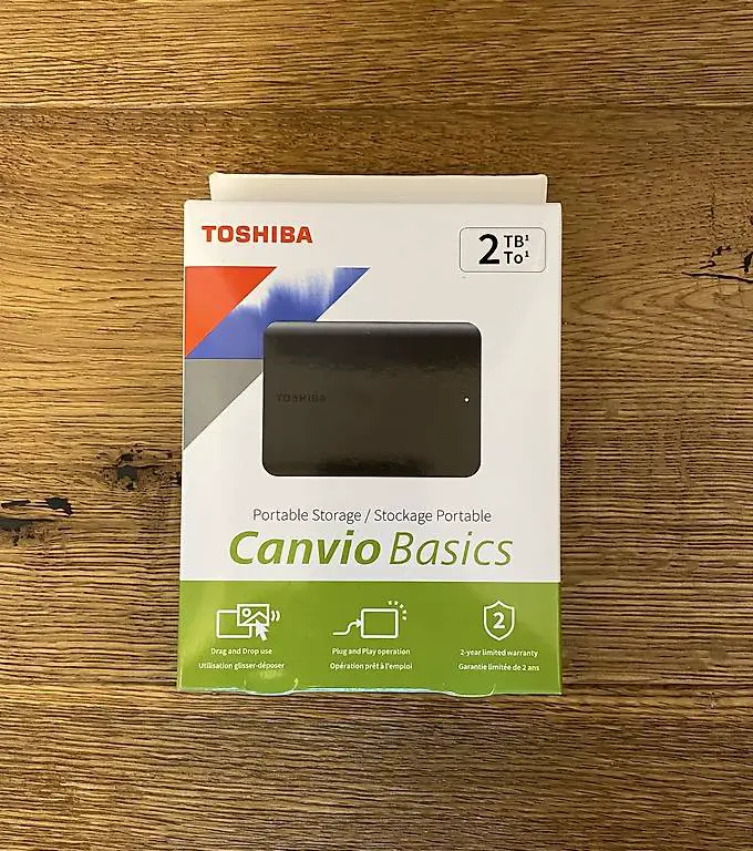 Toshiba Canvio Basics 2TB Festplatte neu