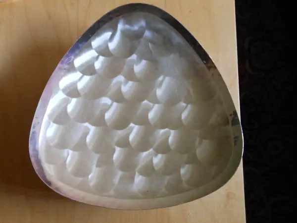 Schale, dekorativ, dreieckig, Vintage Design, 50ger jahr