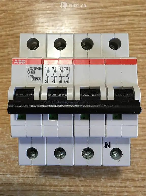 ABB SMISSLINE Classic Leitungsschutzschalter C63 Sicherung