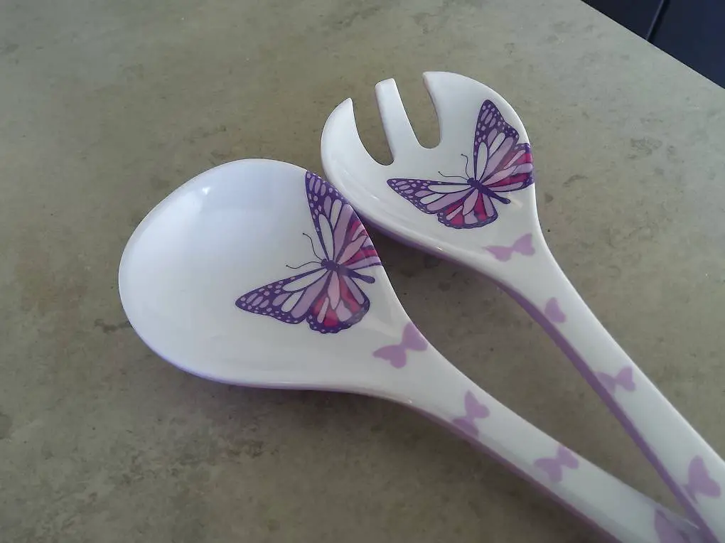 Salatbesteck Besteck Geschirr Küchen Utensillien, top