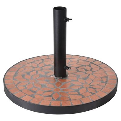  vidaXL ProGarden Terra Design Mosaik Schwarz/Orange