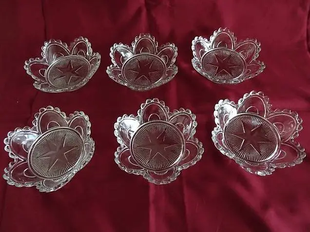 Glas-Schalen 6 Stück. Glasklar, stapelbar. Masse ca. Ø15cm