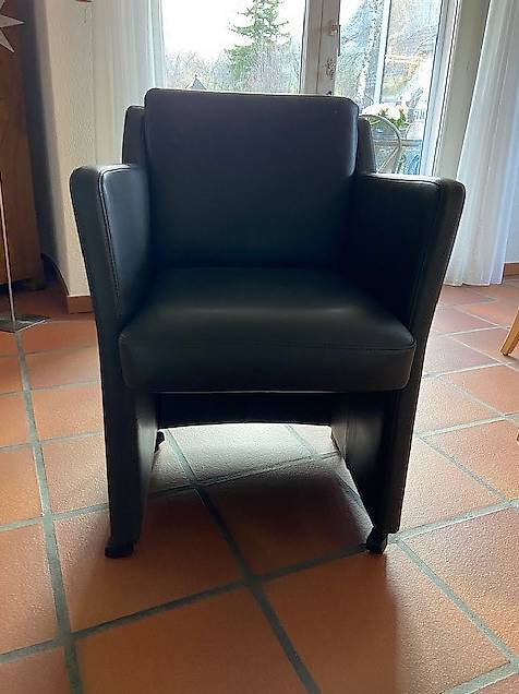 Rolf Benz Nappaleder Stuhlsessel