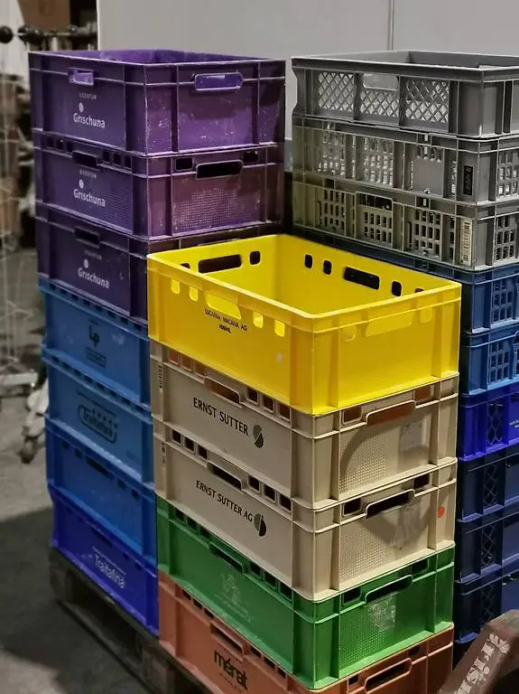 Kunststoff, Stapelboxen, Gitterboxen, Eurobehälter 40x60 cm