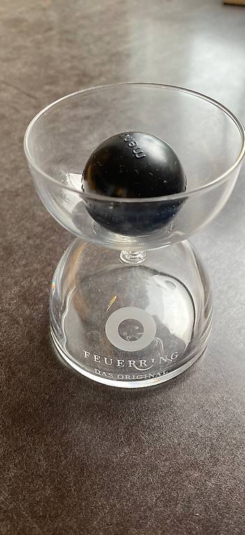 Original Feuerring Öl Glasbehälter mit Pipette