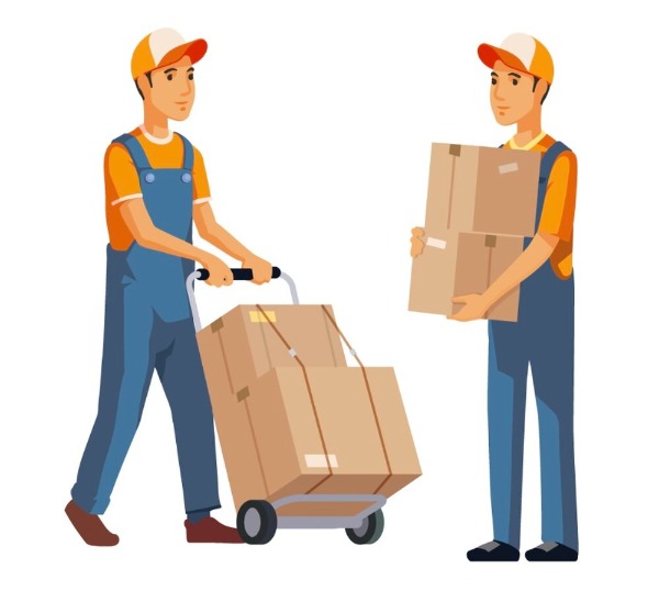 Für den Umzug braucht man kräftige Männer