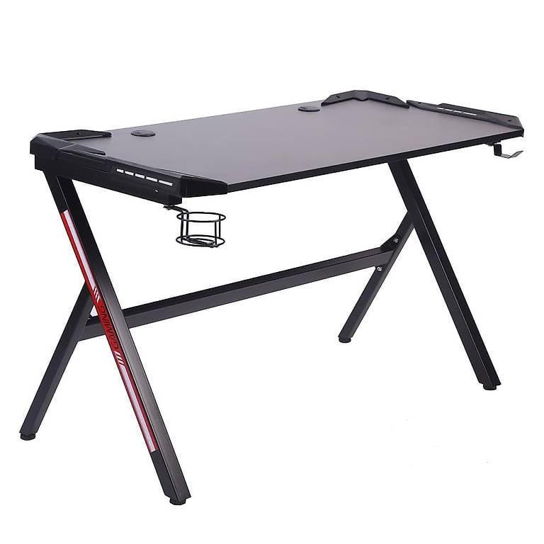 gaming schreibtisch led rgb 120 x 60