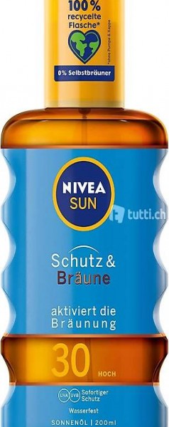  NIVEA Sun Sonnenöl Schutz und Bräune LSF 30 200 ml