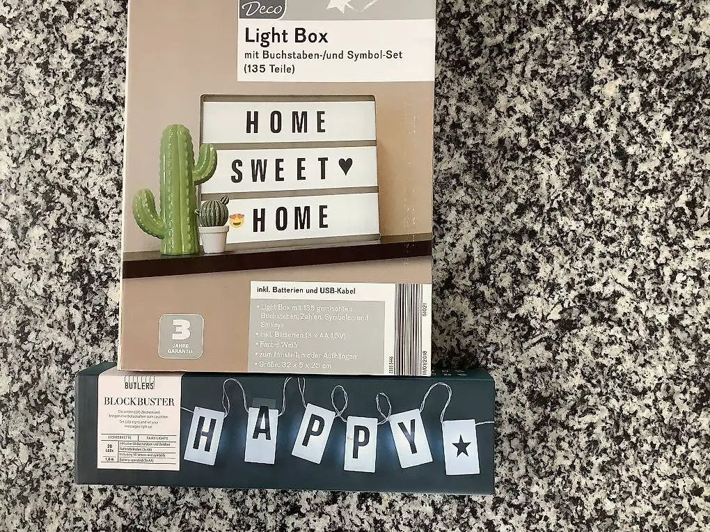 Letter Light Box gebraucht, voll funktionsfähig