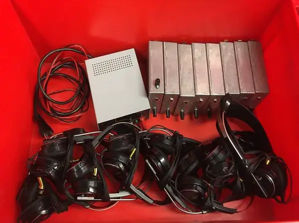 Intercom Set 8x 8 Stationen inc. Headset und Netzteil