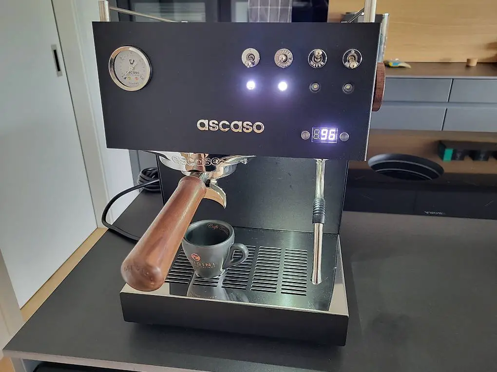 Ascaso Steel UNO PID black Espressomaschine Kaffeemaschine