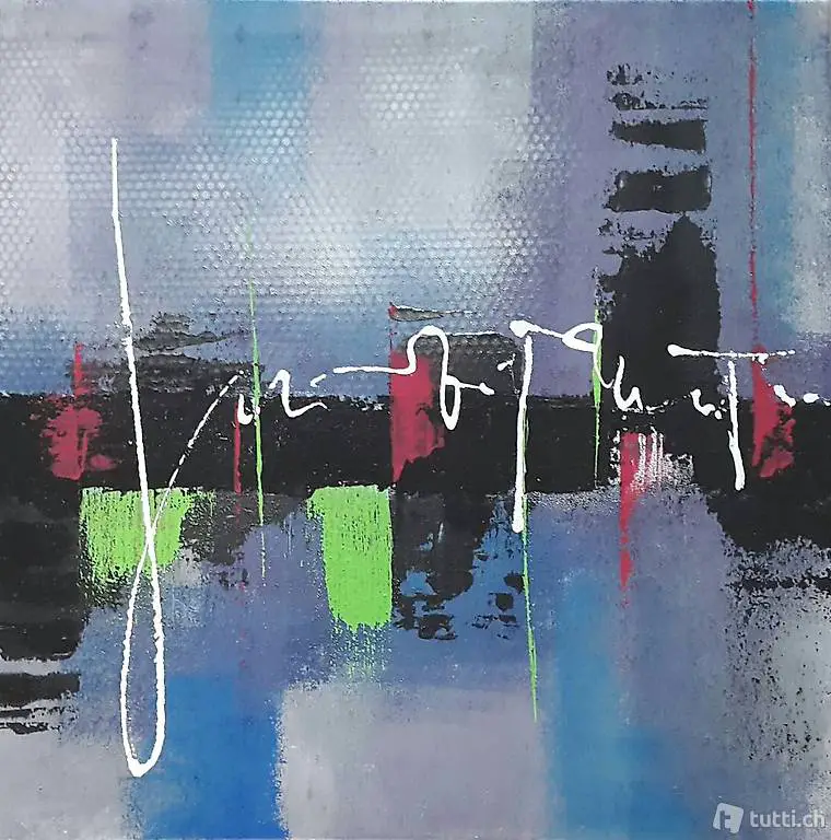 Selbstgemaltes Acryl-Bild "Jubinto 2015"