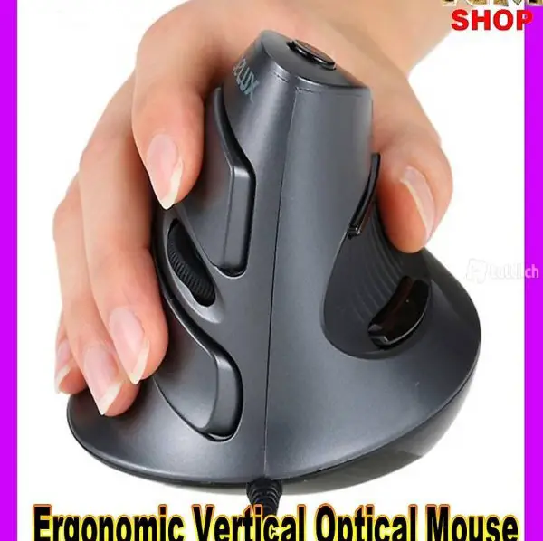  Ergonomische vertikale optische Maus