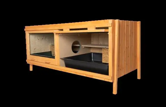 Geflügel-/Kaninchenstall 175x77cm, Höhe 80cm