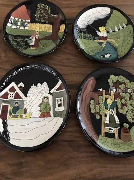 4 Jahreszeiten Teller