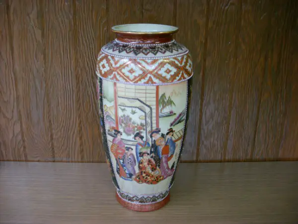 Grand vase chinois en porcelaine - haut. 50 cm